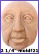 moldf21- 2 1/4 inch(5.7 cm) Wisdom Face