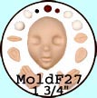 moldf27- (2 inch(5.08 cm) make eyes face